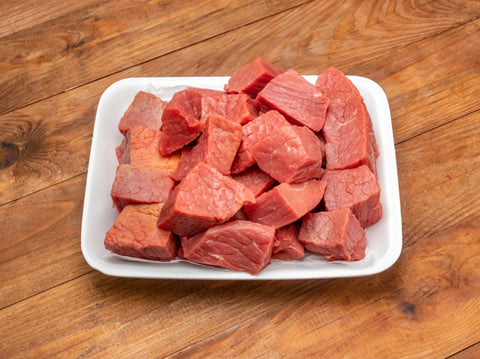 Beef Boti (Cubes) 1/lbs veg fed